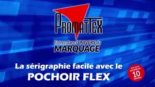 Le pochoir Flex en sérigraphie [upl. by Sible]