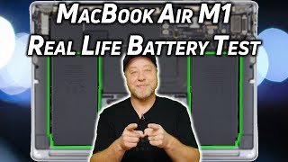 MacBook Air M1 Battery Test  Is it as Good as Apple Says [upl. by Grier]