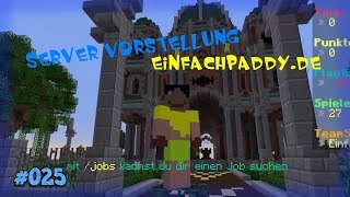 EinfachPaddyde ► Server Vorstellung [upl. by Ayotal958]