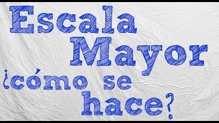 Como se hace la escala mayor  Estructura  Tonalidad [upl. by Hughie]