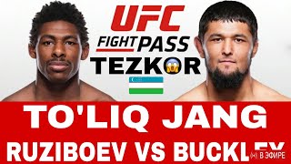 TEZKOR JONLI EFIR RUZIBOEV VS BUCKLEY daxshatmma bugunsport olamsport uzbekistan ufc mma [upl. by Jacquetta]