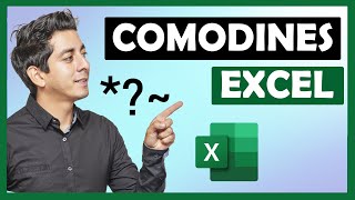 Cómo usar COMODINES en EXCEL  El Tío Tech [upl. by Tull]