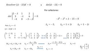 Eigenvalores complejos de 3x3 [upl. by Foah]