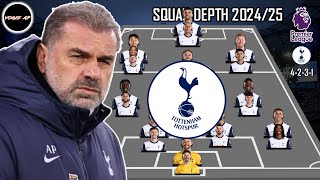 Tottenham Hotspur Best Squad Depth For 2425 Season With Bergvall Gray Solanke Odobert [upl. by Annayi]