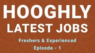 Hooghly Recruitment  Vacancy in Hooghly  Hooghly Jobs  Hooghly Job Vacancy  Vacancy  Episode 1 [upl. by Opaline]