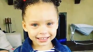 Riley Curry Perfectly Recites Pledge of Allegiance [upl. by Yessydo829]