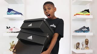 TRIPLE ADIDAS FOOTBALL BOOTS  CLEATS UNBOXING  PRODIRECT SOCCER [upl. by Sapphire]