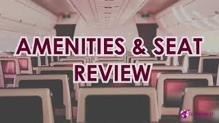 QATAR AIRWAYS A3501000 Economy Class Flight Review  London Heathrow  Doha QR2 4K [upl. by Dex]