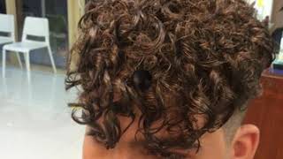 How to get curly hair with perm for short hair [upl. by Akiam]