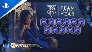 FIFA 22  Team of the Year Trailer  PS5 PS4 [upl. by Ahsercul]