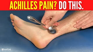 How to Relieve Achilles Tendonitis in SECONDS [upl. by Willing633]