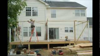 How to build a screen porch  Howard County Maryland [upl. by Bland]