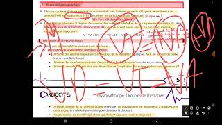 UE1  UE2 Physiopathologie Respiratoire  Trouble de l’Hematose [upl. by Pain]