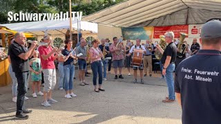 🚨🍻 RheinfeldenMinseln Eröffnung quotMeisler Dorffestquot mit Fassanstich und Blasmusik 13072024 [upl. by Anirb159]