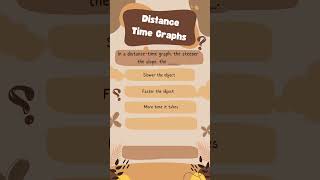 Distance and Time Graphs  Quiz for Kids  7th Physics  IIT Preparation [upl. by Ardnik431]