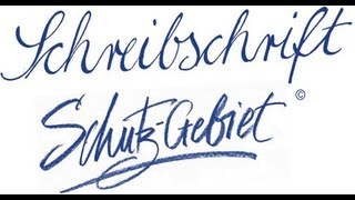 Die Bedeutung der Schreibschrift [upl. by Ahsyt23]