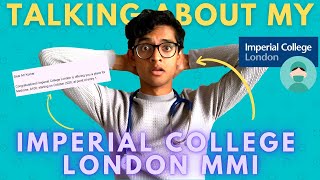 How I got into Medicine at Imperial College London NEW [upl. by Marl]