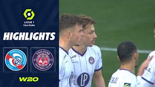 RC STRASBOURG ALSACE  TOULOUSE FC 1  2  Highlights  RCSA  TFC  20222023 [upl. by Nimajnab43]