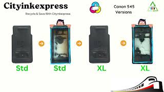 How to refill a Canon 545 Black ink cartridge [upl. by Gabriel911]