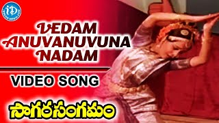 Vedam Anuvanuvuna Nadam Video Song  KViswanath  SagaraSangamam  Kamal Haasan  JayaPrada  iDream [upl. by Zampardi]