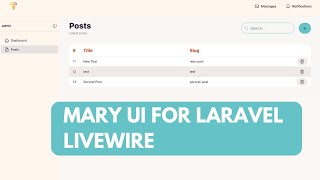 Mary UI Components for Laravel Livewire Full Tutorial [upl. by Notwal648]