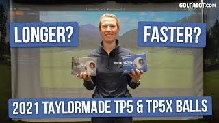 TaylorMade TP5 amp TP5x Golf Ball Review  Golfalot Equipment Review [upl. by Desirae]