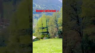 Wengen village Switzerland switzerlandtravelguide swisstravels mountains lauterbrunnen [upl. by Karly]