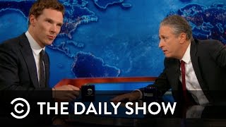 Benedict Cumberbatch Gets Chatted Up By Jon Stewart  The Daily Show [upl. by Altis752]