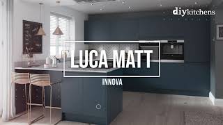 Luca Matt Smooth Painted Handleless Kitchen [upl. by Worl66]