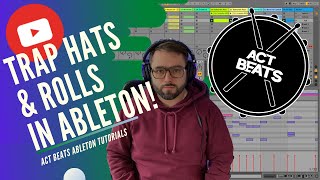 Trap HiHats amp HiHat Rolls  Ableton Live Tutorial [upl. by Iliak225]