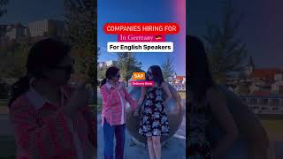 English speaking jobs in Germany [upl. by Boser]