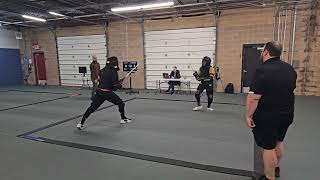 Scioto Open  JW Pugnetti vs Thomas Kesler Longsword Div A Pools [upl. by Redneval]