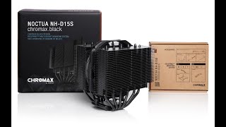 NOCTUA NHD15S CHROMAXBLACK 🎯 CPU Cooler Unboxing and Overview [upl. by Bremble]