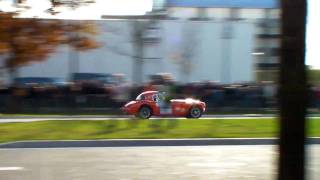 Conrad Euregio Rally Hengelo 2010 Austin Healey 3000 motor sound HD video [upl. by Amle]