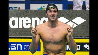 Gregorio Paltrinieri World Record 1500 Free Style Short Course Netanya 2015 [upl. by Noillid]