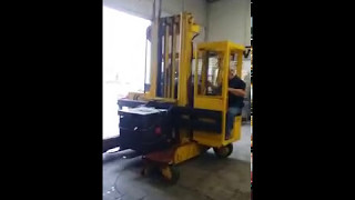 LOVES AUCTIONS  KALMAR IRION ELECTRIC SIDE LOADER Video 2 [upl. by Agripina]