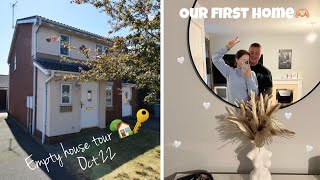 EMPTY HOUSE TOUR OCT 2022🏡🔑 MOVING INTO OUR FIRST HOME  UK 3 BED HOUSE [upl. by Yar125]