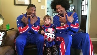 Globetrotters Visit Wyatt Pope [upl. by Vitus]