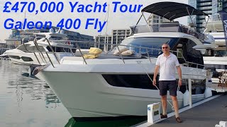 £470000 Yacht Tour  Galeon 400 Fly [upl. by Doble]