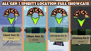 All Gen 3 Tailed Beast Spawn Location SHOWCASE  Shindo Life All Gen 3 Tailed Beast Spawn Location [upl. by Ojoj]