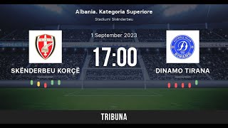 SKENDERBEU vs DINAMO CITY LIVE [upl. by Ahsiyt]