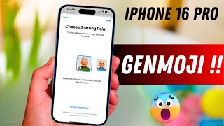 iPhone 16 Pro  How to use Genmoji  🤯🤯 [upl. by Iemaj]