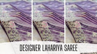 🔥ऐसी जयपुरी साड़ियां जो देखते रह जाओगे  Latest Launch Designer Lahariya Saree 2024 [upl. by Coriss]