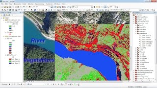 ArcGis Unsupervised Classification of satellite image [upl. by Eimak]