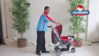 CARA MENGGUNAKAN STROLLER Pliko Boston BS 338 [upl. by Sarah973]