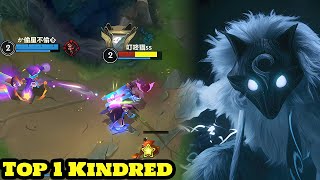 Wild Rift Kindred  Top 1 Kindred Gameplay Rank Master [upl. by Ibocaj]