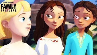 Spirit Riding Free  Lucky Abigail and Pru encounter Spirits herd in a New Clip [upl. by Siramed]