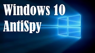 Windows Windows 10 Antispy DoNotSpy10 [upl. by Leihcar]