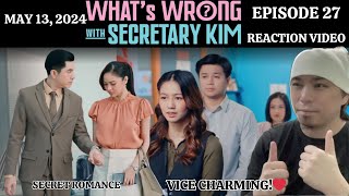 Episode 27  Whats Wrong with Secretary Kim  Kim Chiu  Paulo Avelino  REACTION VIDEO [upl. by Barvick]