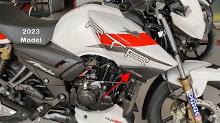 2023 TVS Apache RTR 180 BS7 New Model Complete amp Honest Review With On Road Price  New Changes [upl. by Elenaj]